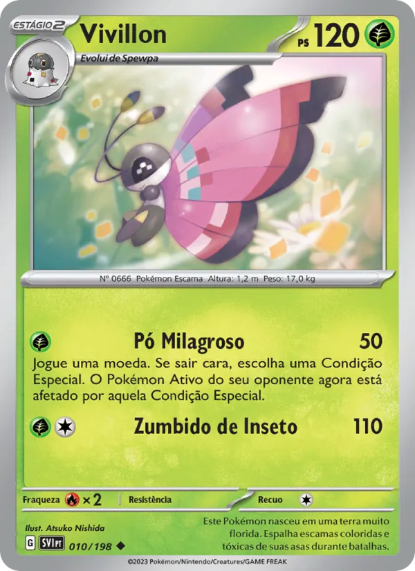 Vivillon (Scarlet & Violet #010/198)