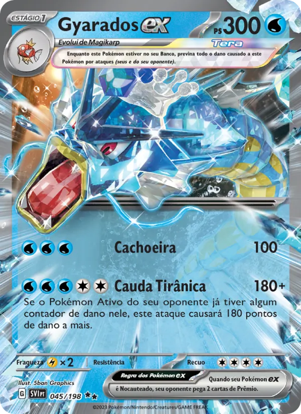 Gyarados ex (Scarlet & Violet #045/198)