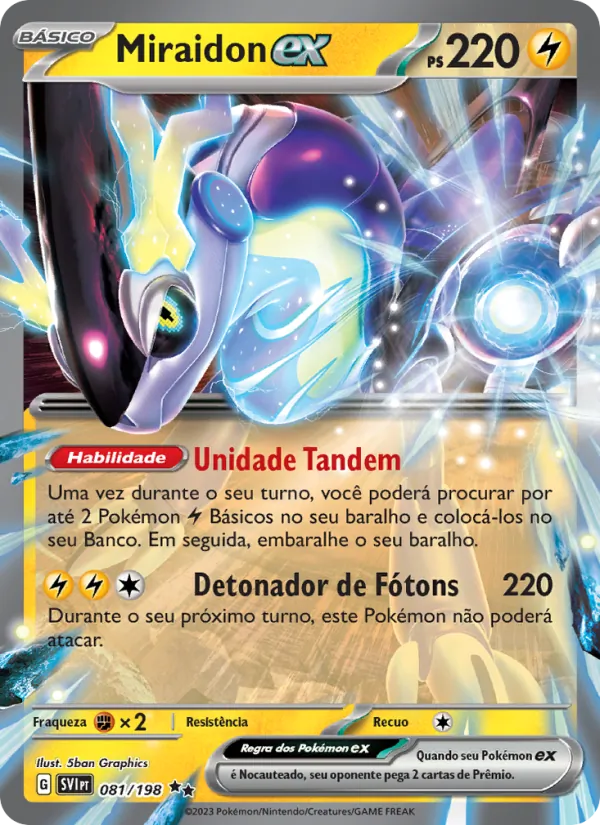 Miraidon ex (Scarlet & Violet #081/198)
