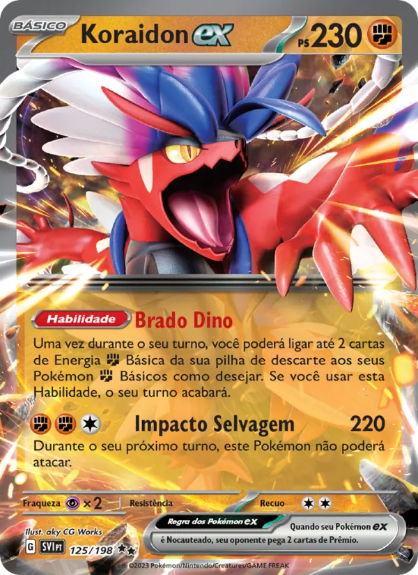 Koraidon ex (Scarlet & Violet #125/198)