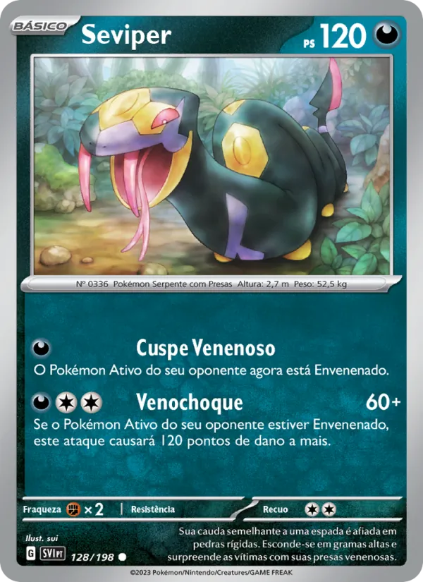 Seviper (Scarlet & Violet #128/198)
