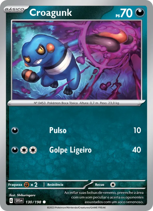 Croagunk (Scarlet & Violet #130/198)
