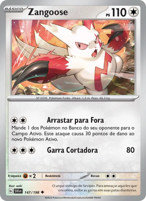 Zangoose (Scarlet & Violet #147/198)