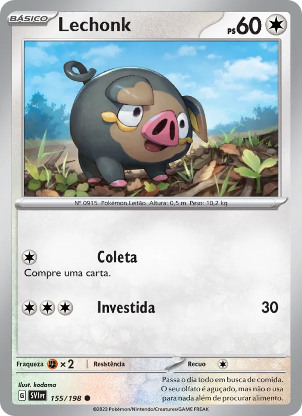 Lechonk (Scarlet & Violet #155/198)