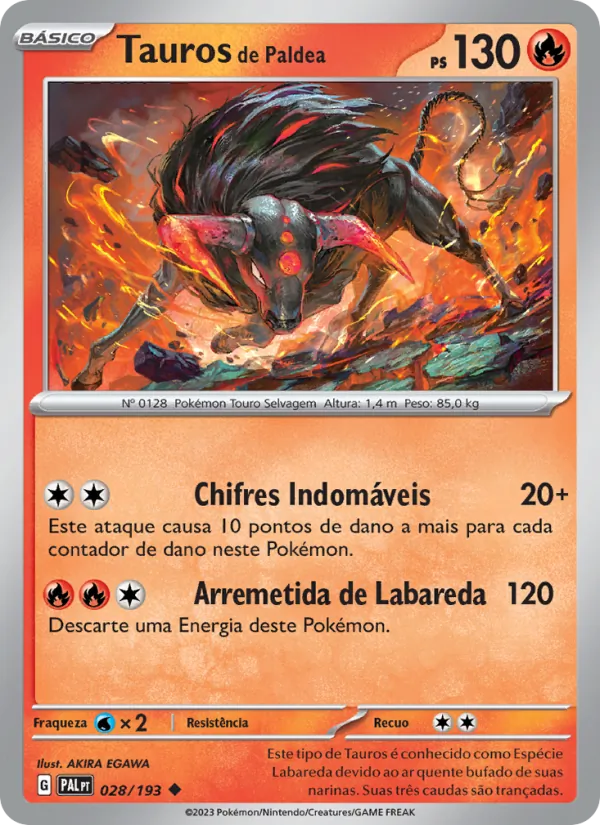 Tauros de Paldea (Paldea Evolved #028/193)