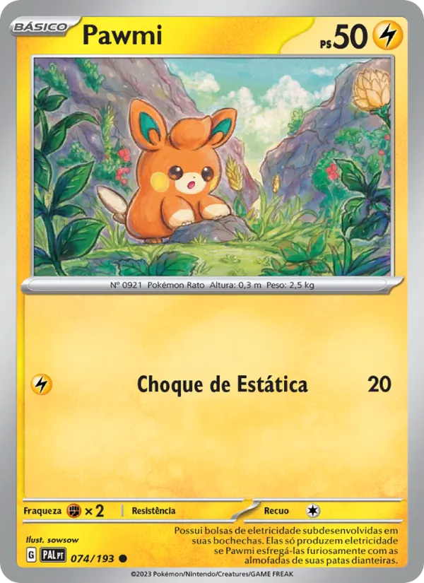 Pawmi (Paldea Evolved #074/193)