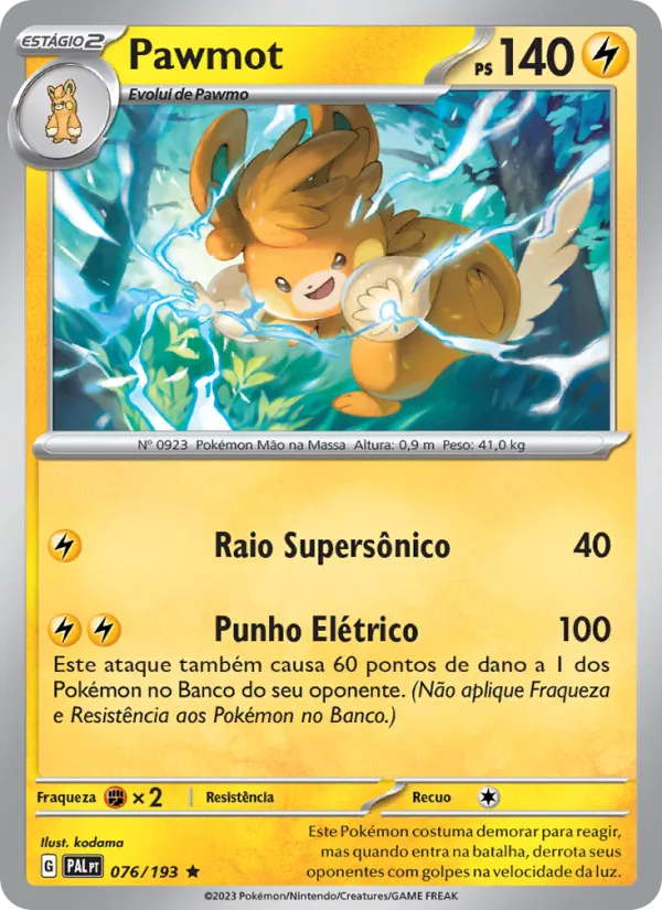 Pawmot (Paldea Evolved #076/193)
