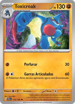 Toxicroak (Paldea Evolved #115/193)