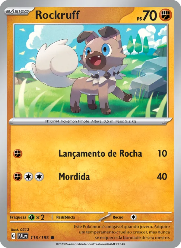 Rockruff (Paldea Evolved #116/193)