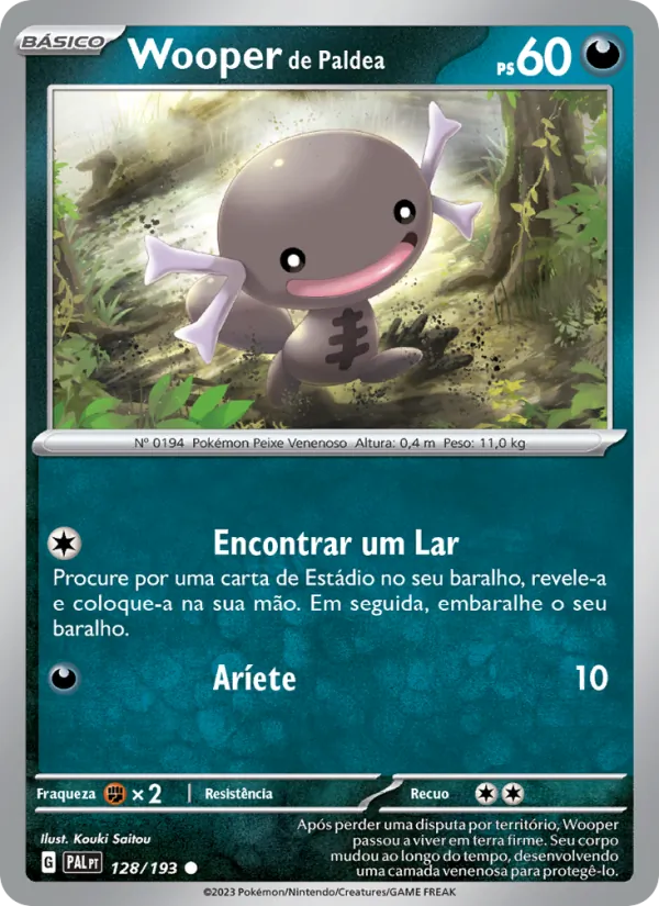 Wooper de Paldea (Paldea Evolved #128/193)
