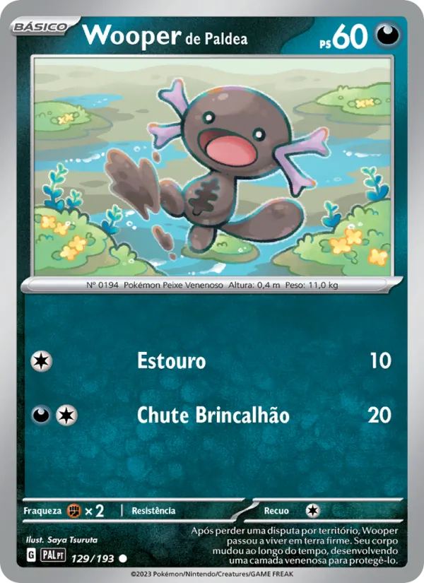 Wooper de Paldea (Paldea Evolved #129/193)