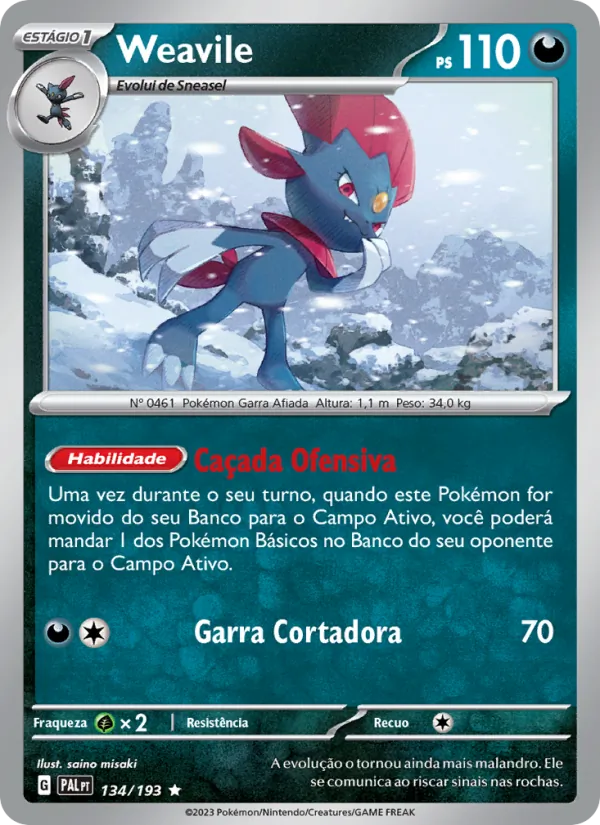 Weavile (Paldea Evolved #134/193)
