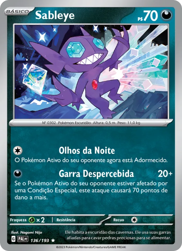 Sableye (Paldea Evolved #136/193)
