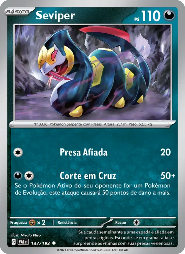 Seviper (Paldea Evolved #137/193)