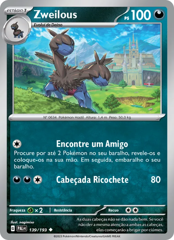 Zweilous (Paldea Evolved #139/193)