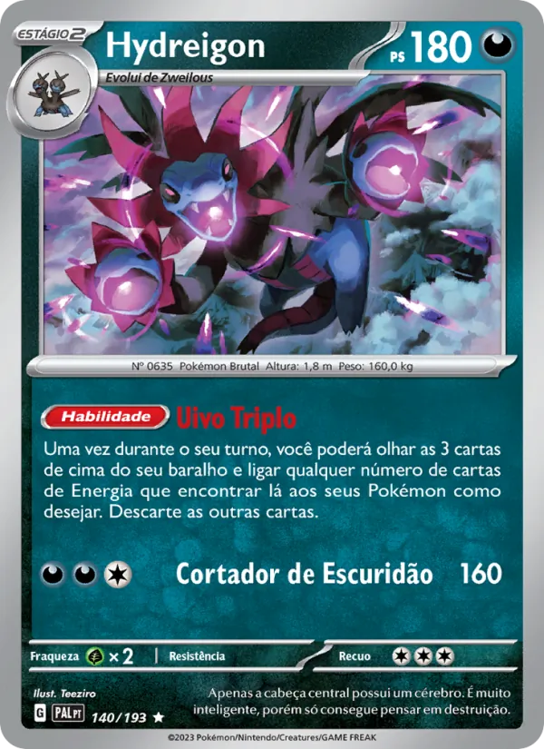Hydreigon (Paldea Evolved #140/193)