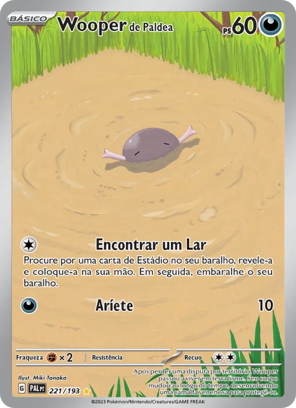 Wooper de Paldea (Paldea Evolved #221/193)