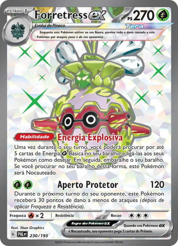 Forretress ex (Paldea Evolved #230/193)