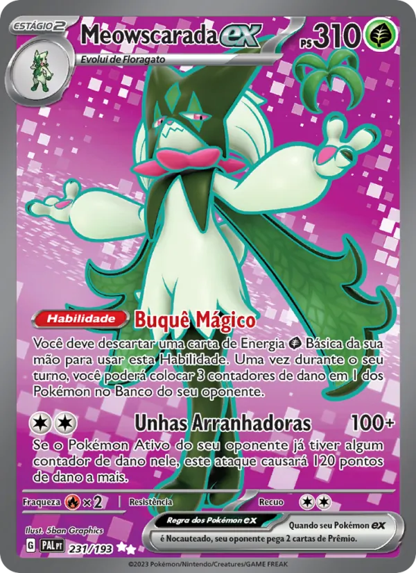 Meowscarada ex (Paldea Evolved #231/193)