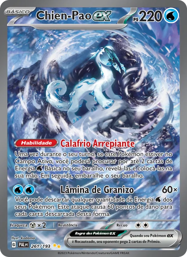 Chien-Pao ex (Paldea Evolved #261/193)