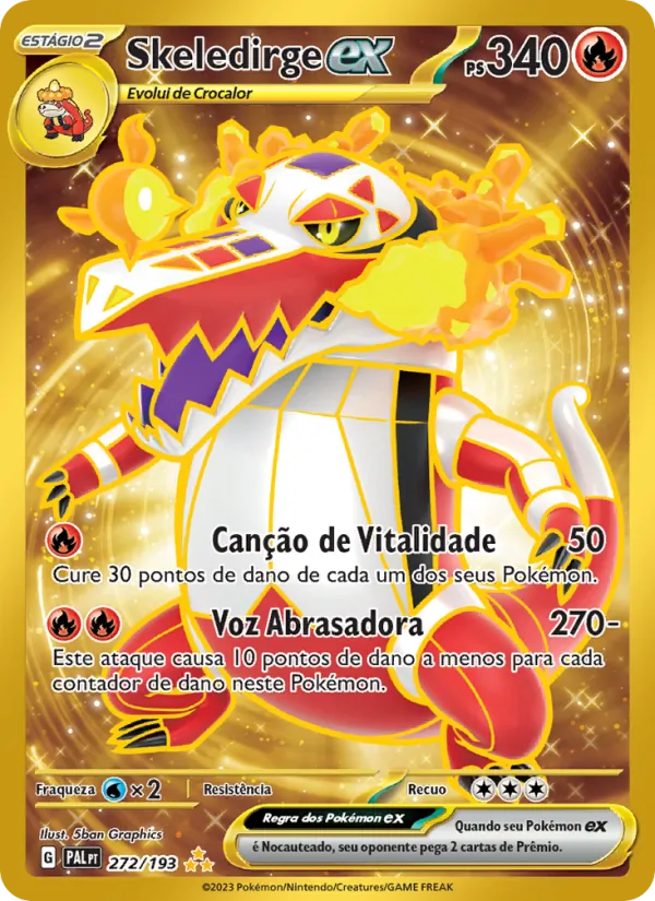 Skeledirge ex (Paldea Evolved #272/193)