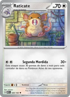 Raticate (151 #020/165)