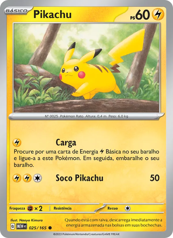 Pikachu (151 #025/165)