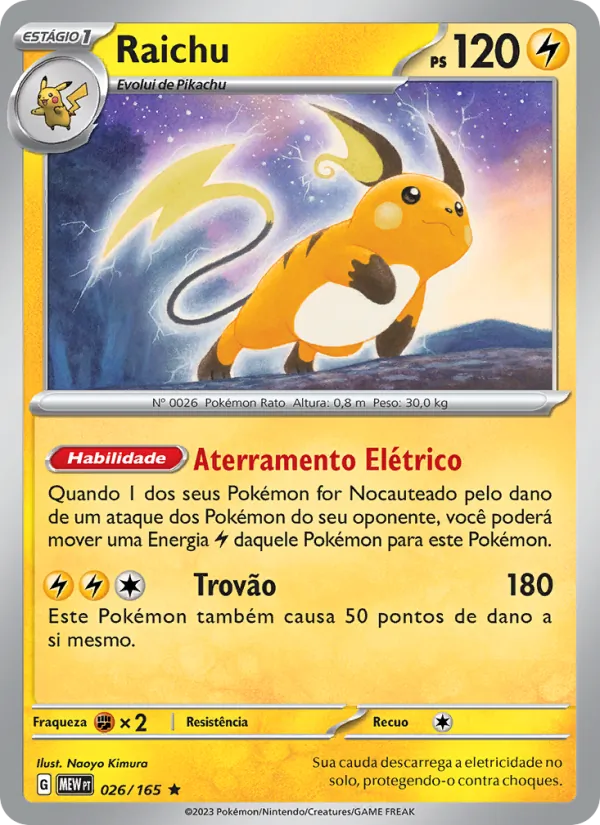 Raichu (151 #026/165)