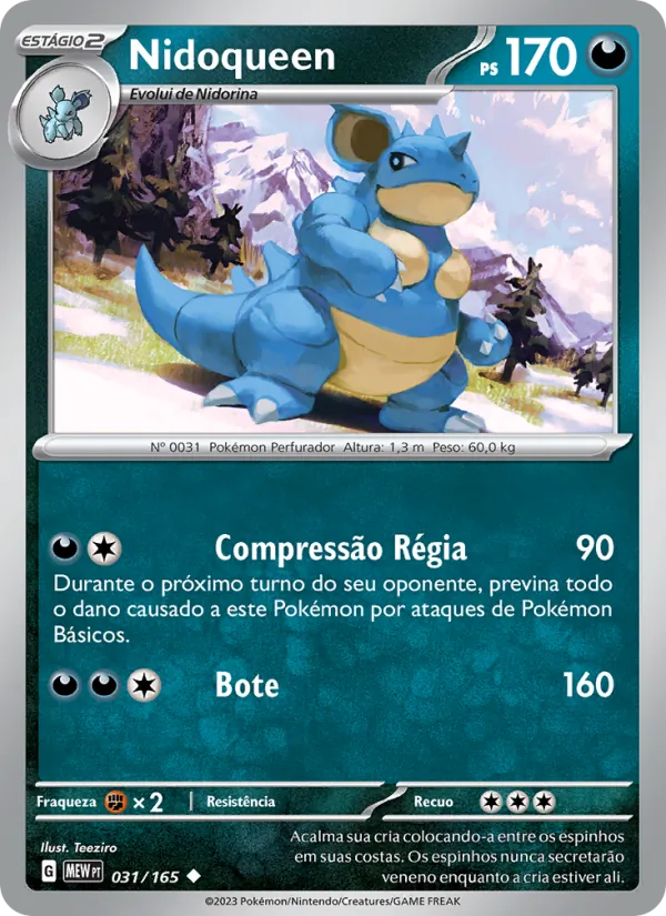 Nidoqueen (151 #031/165)