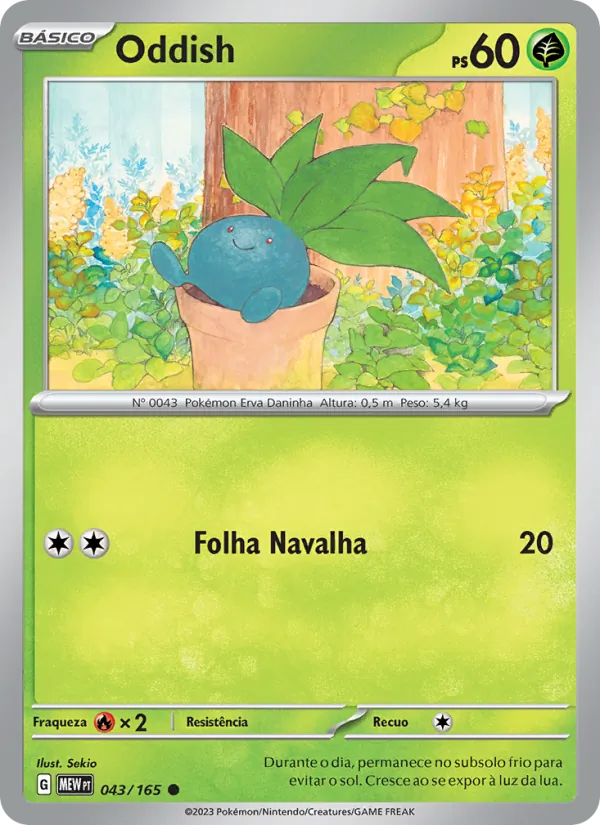Oddish (151 #043/165)