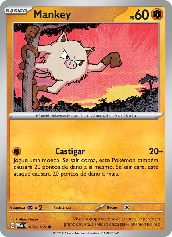 Mankey (151 #056/165)