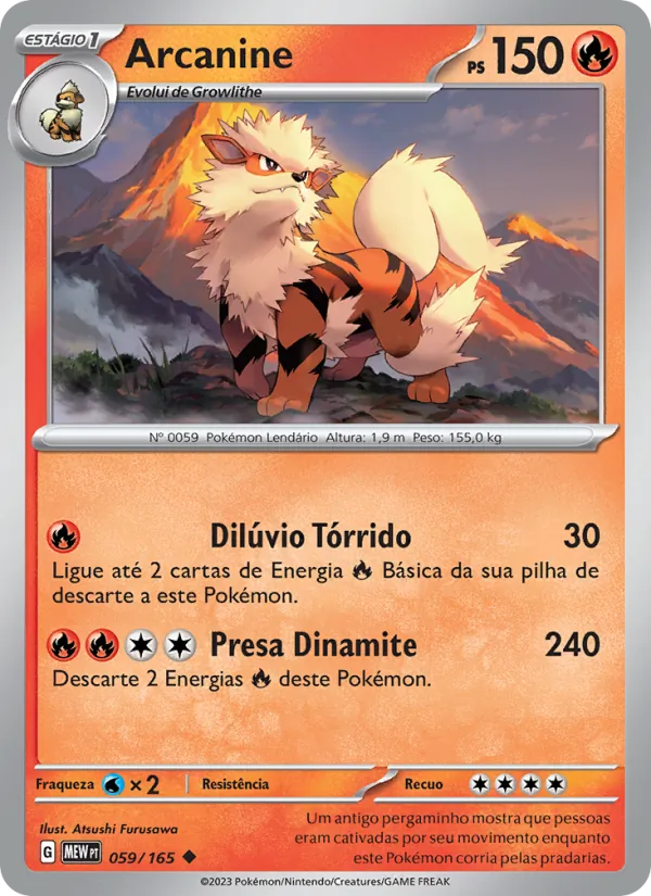 Arcanine (151 #059/165)