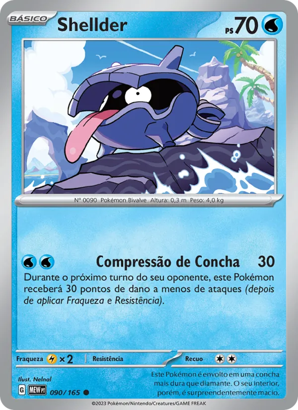 Shellder (151 #090/165)