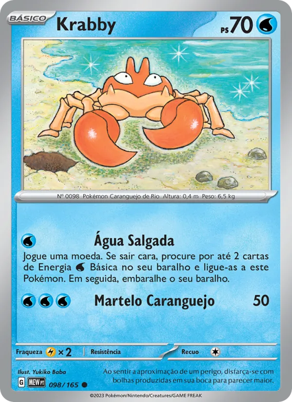Krabby (151 #098/165)