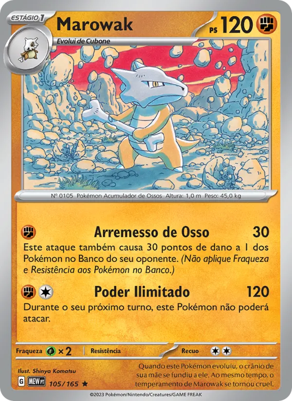 Marowak (151 #105/165)