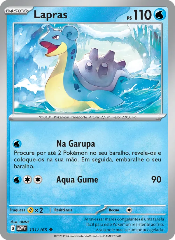 Lapras (151 #131/165)