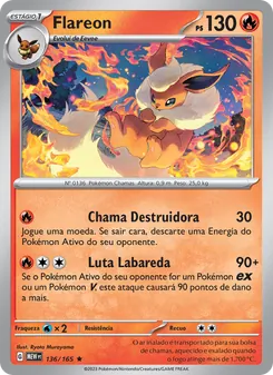 Flareon (151 #136/165)