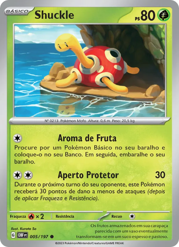 Shuckle (Obsidian Flames #005/197)