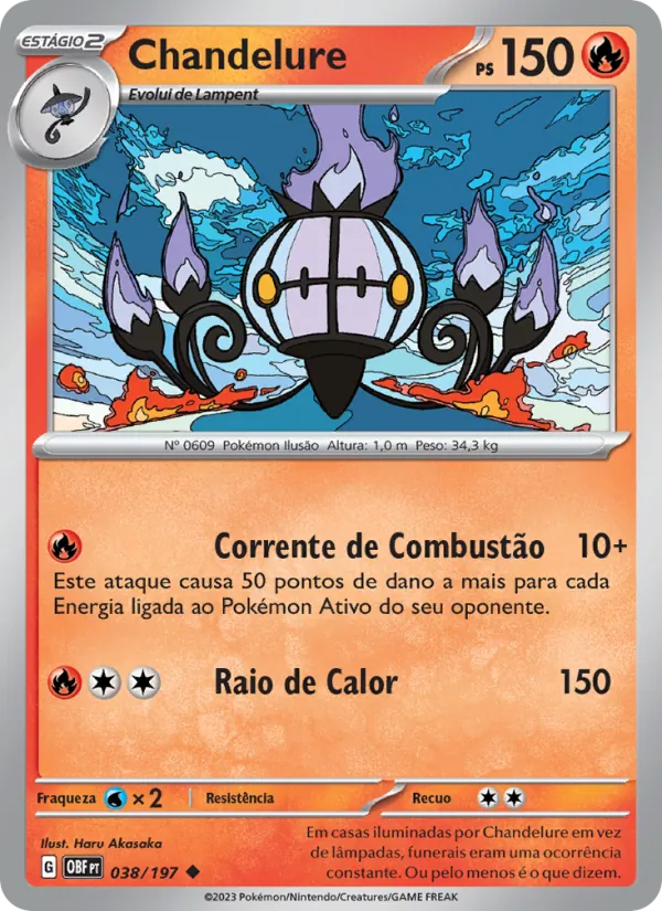 Chandelure (Obsidian Flames #038/197)