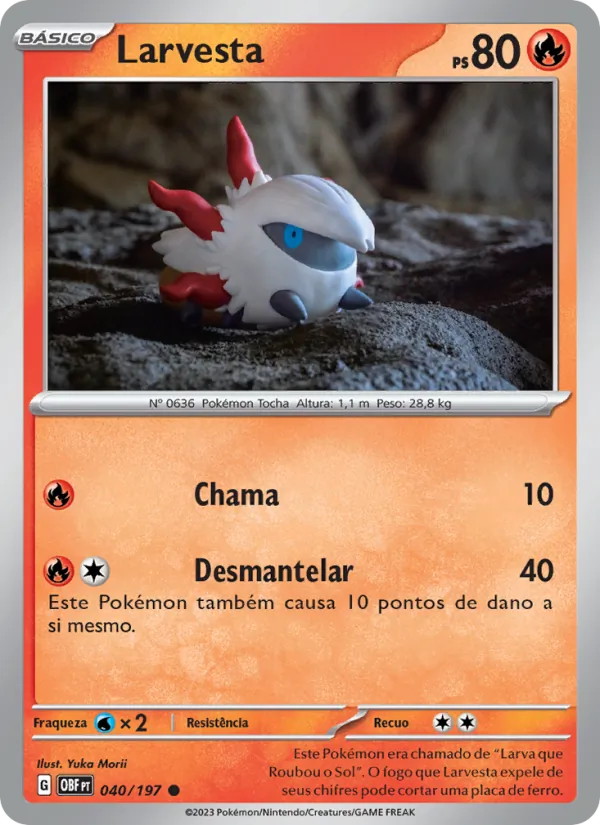 Larvesta (Obsidian Flames #040/197)