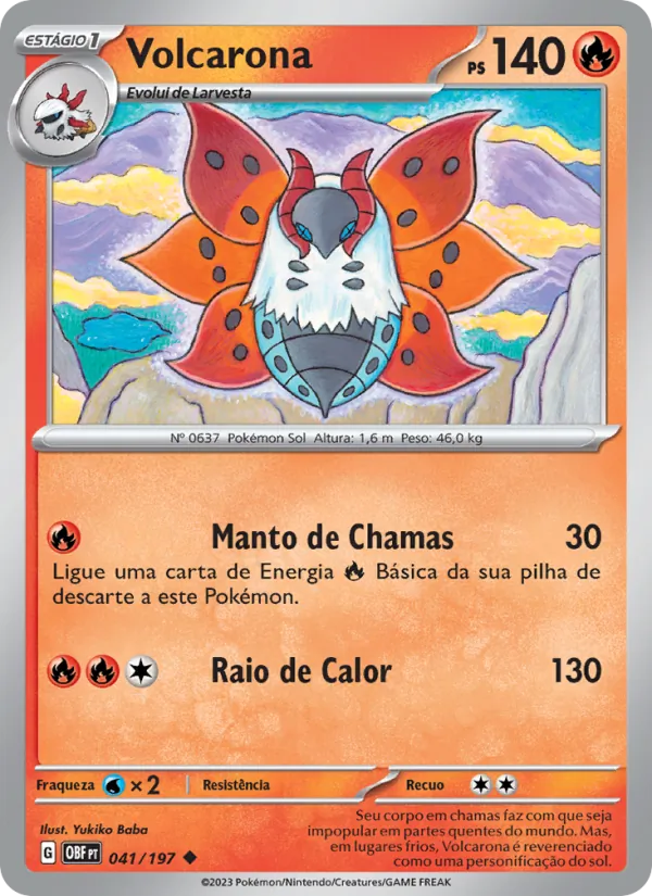 Volcarona (Obsidian Flames #041/197)