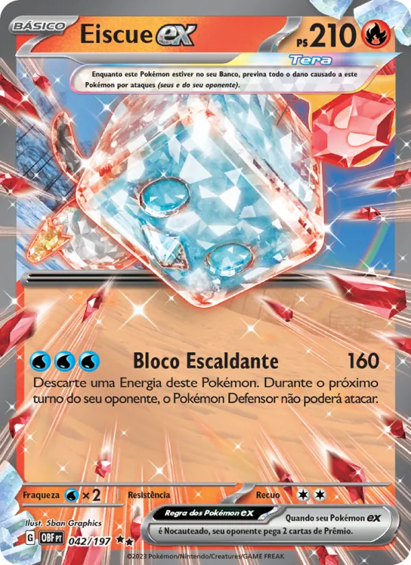 Eiscue ex (Obsidian Flames #042/197)