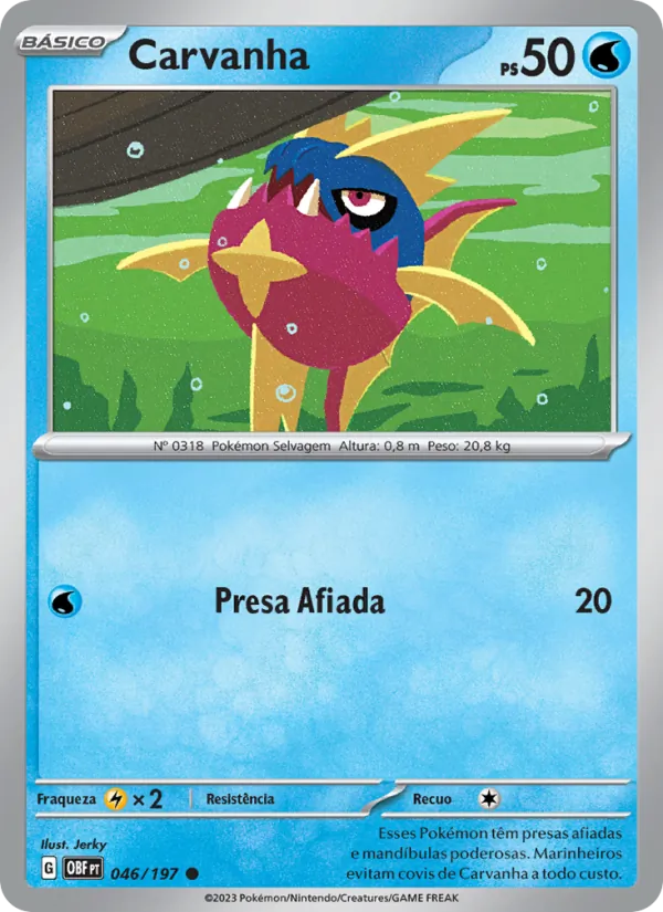 Carvanha (Obsidian Flames #046/197)