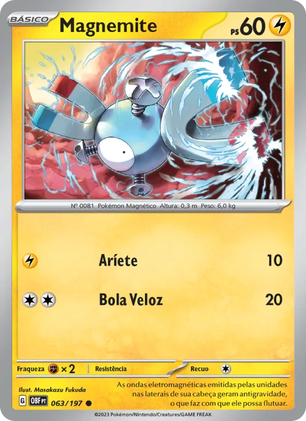 Magnemite (Obsidian Flames #063/197)