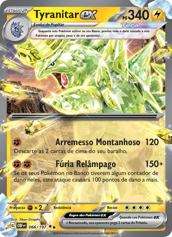 Tyranitar ex (Obsidian Flames #066/197)