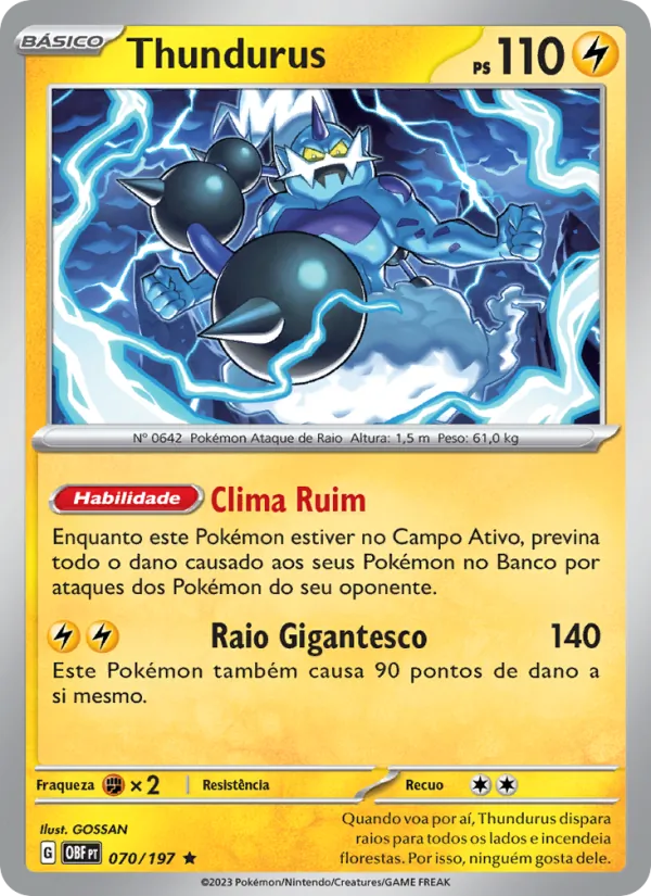 Thundurus (Obsidian Flames #070/197)