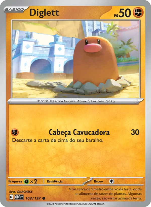 Diglett (Obsidian Flames #103/197)