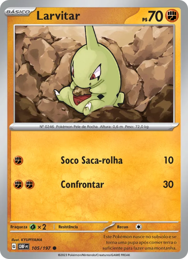 Larvitar (Obsidian Flames #105/197)