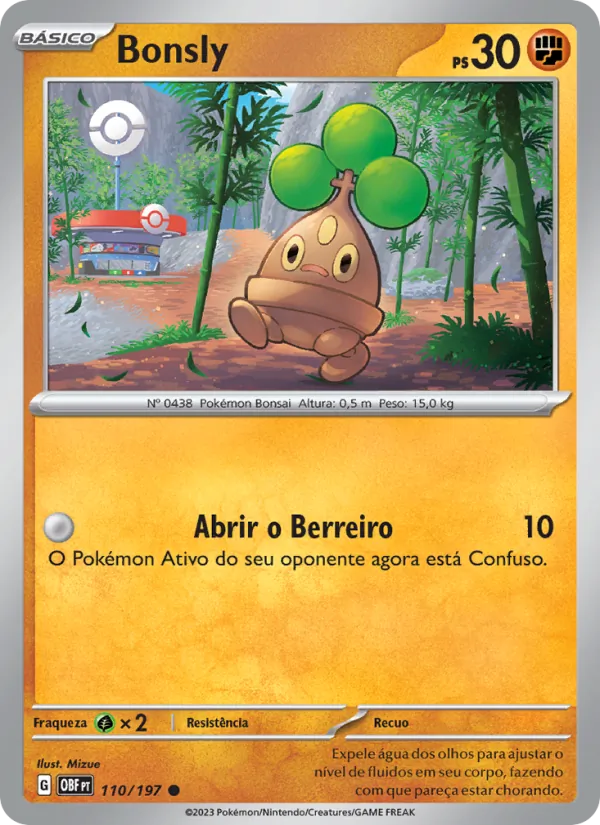 Bonsly (Obsidian Flames #110/197)