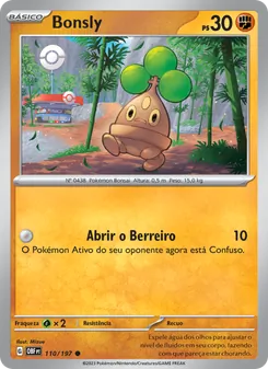 Bonsly (Obsidian Flames #110/197)